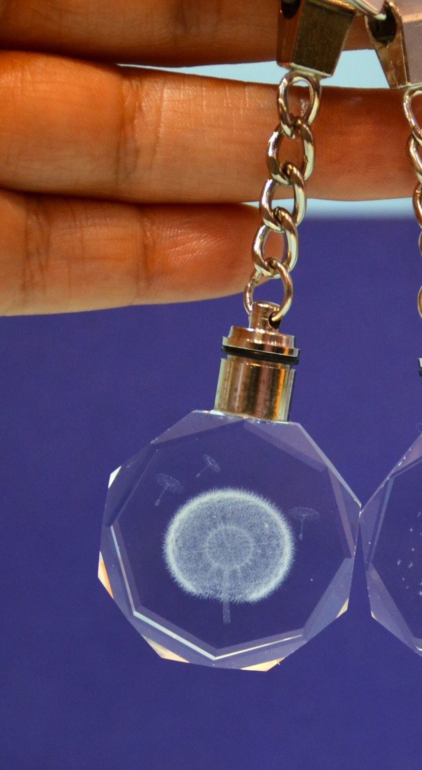 جا کلیدی کریستالی ترند طرح قاصدک (چراغ دار)